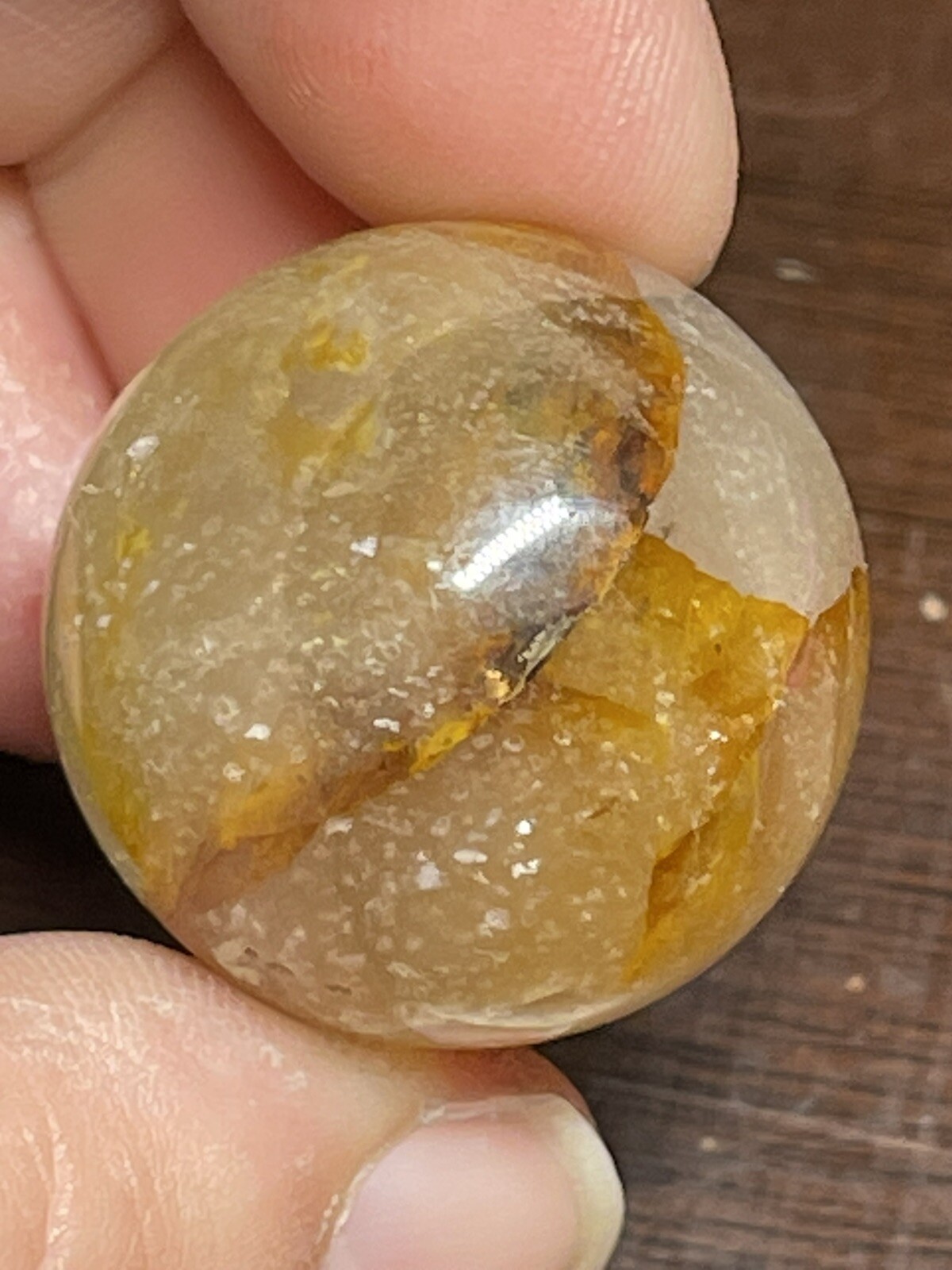 Golden Healer Mini Sphere Ball Orb Marble 26mm 23g