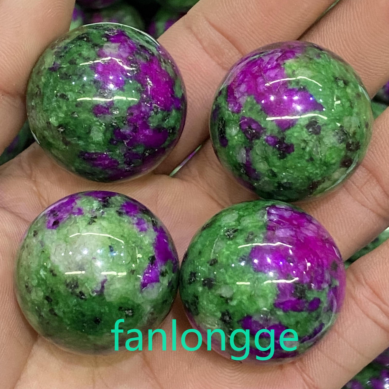 1pc Natural Zoisite Ball Quartz Crystal Sphere Reiki Healing 30mm