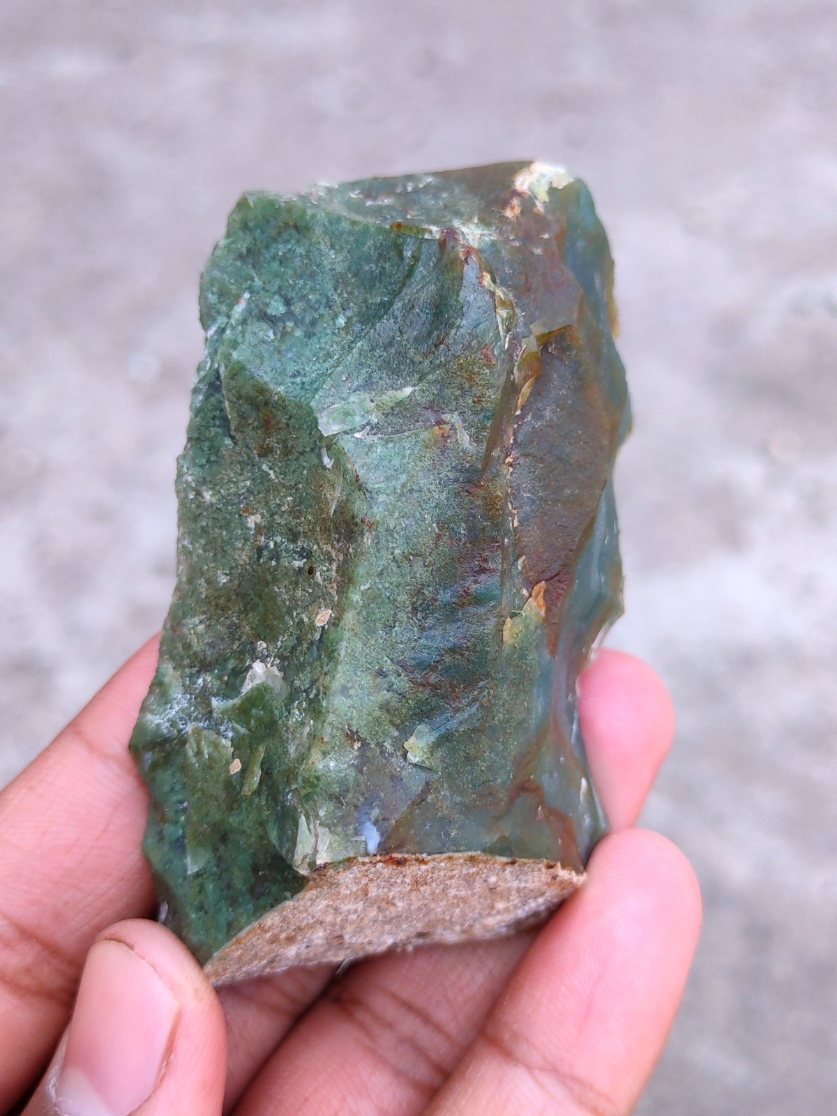 Green Moss Agate Naural Mineral specimen