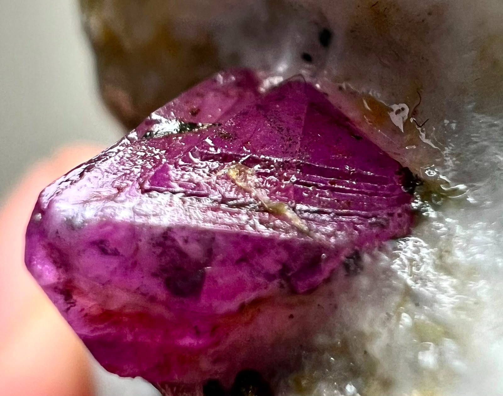 508 CT , Beautiful!!Natural Red Ruby Crystal on matrix From Jegdalek @Afg