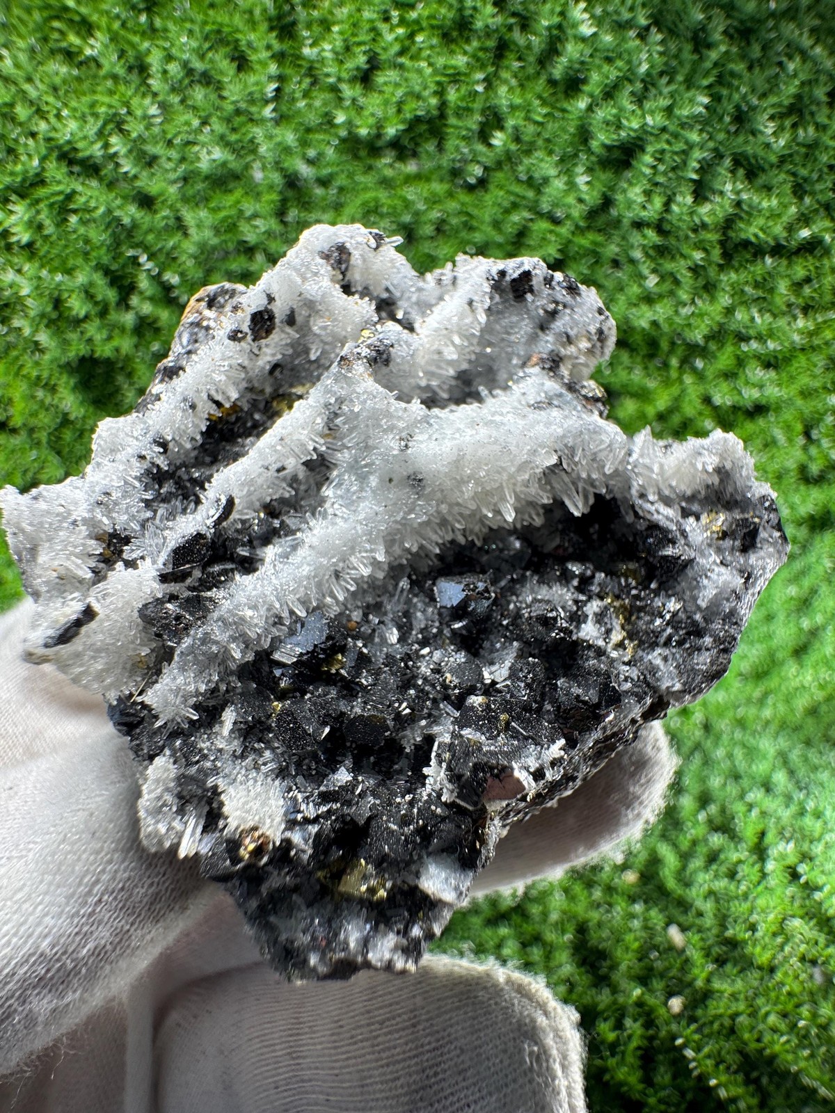 LOOK AT THAT! Cluster of Pyrite, Galena & Quartz from the / N317