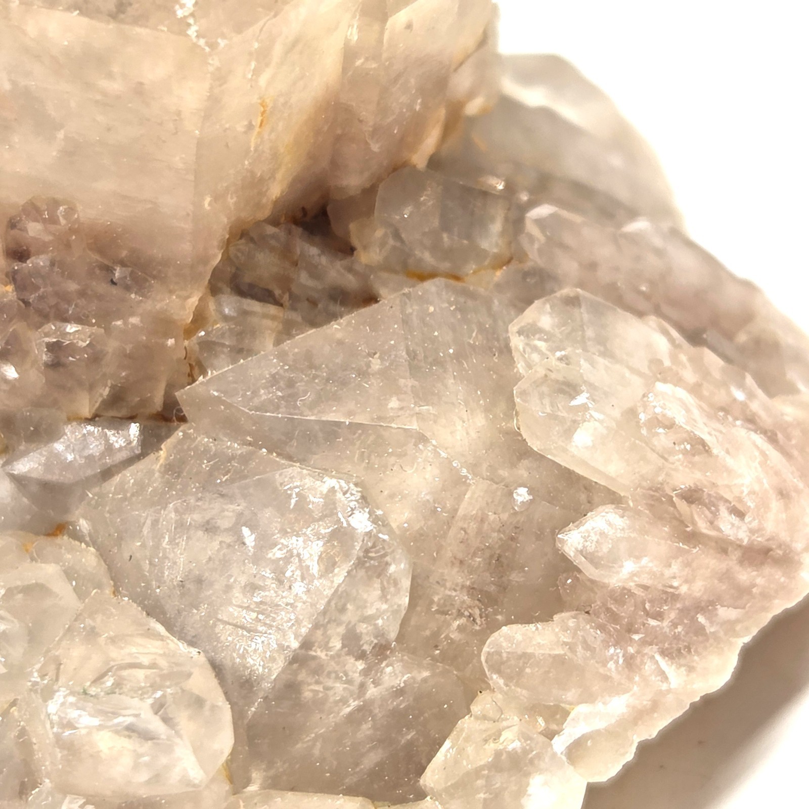 Natural Phantom Smokey Quartz Cluster From Luena, Congo