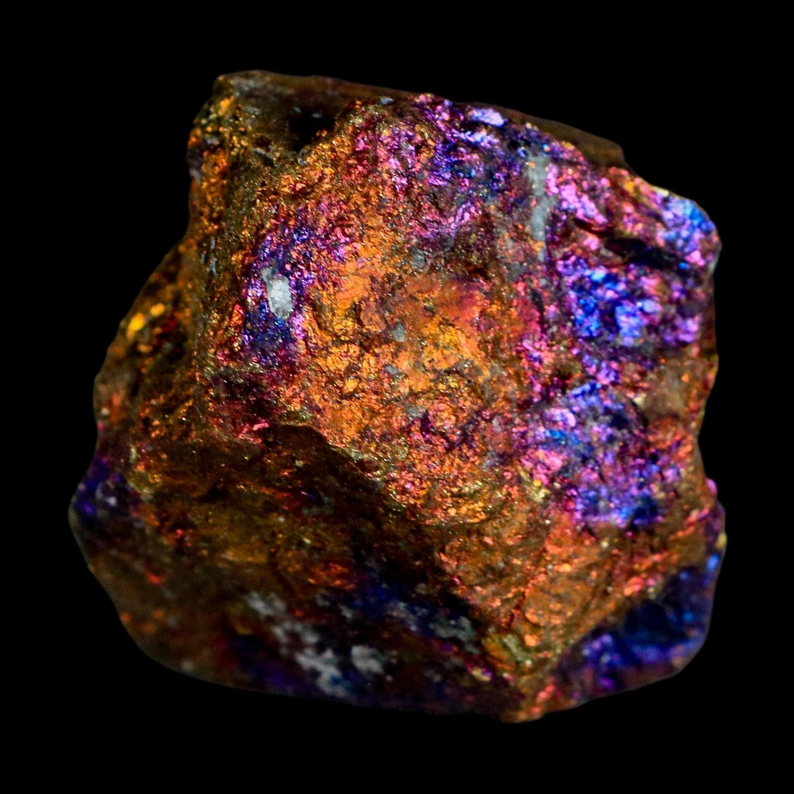 2.4″ Chalcopyrite Bornite Brilliant Multicolored Peacock Ore Chihuahua Mexico
