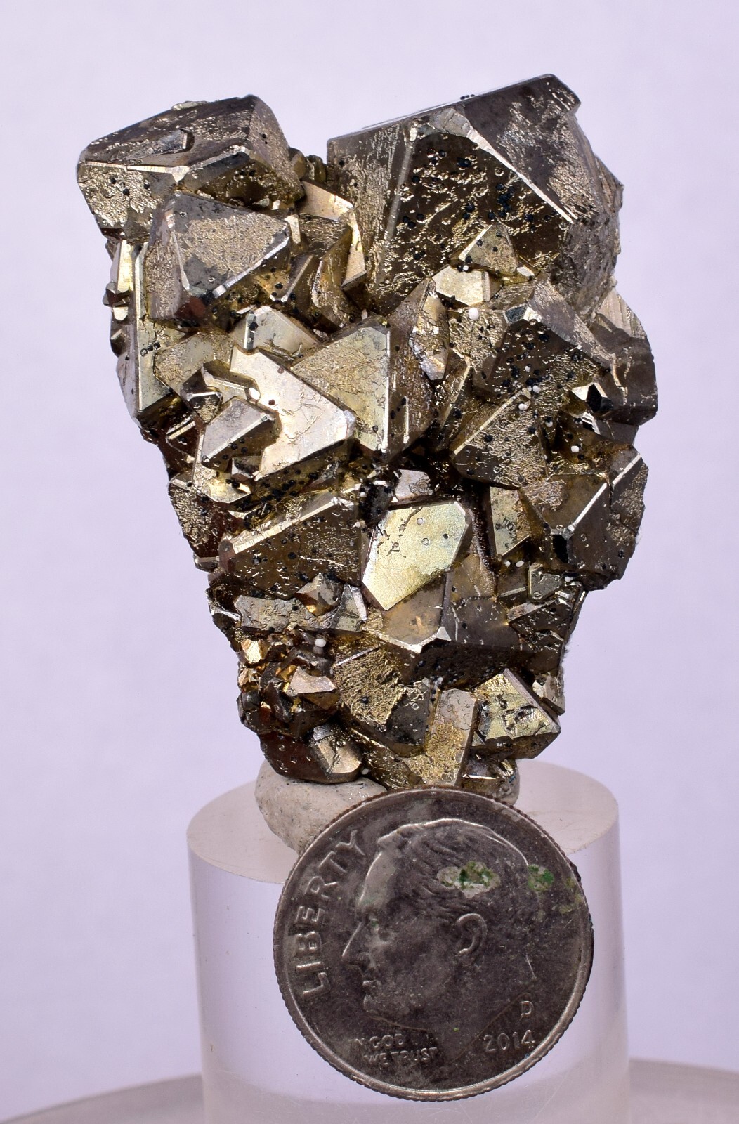 LOT 8 PYRITE OCTAHEDRAL PERU SHINY CRYSTALS MINERAL SPECIMEN COLLECTOR MB147