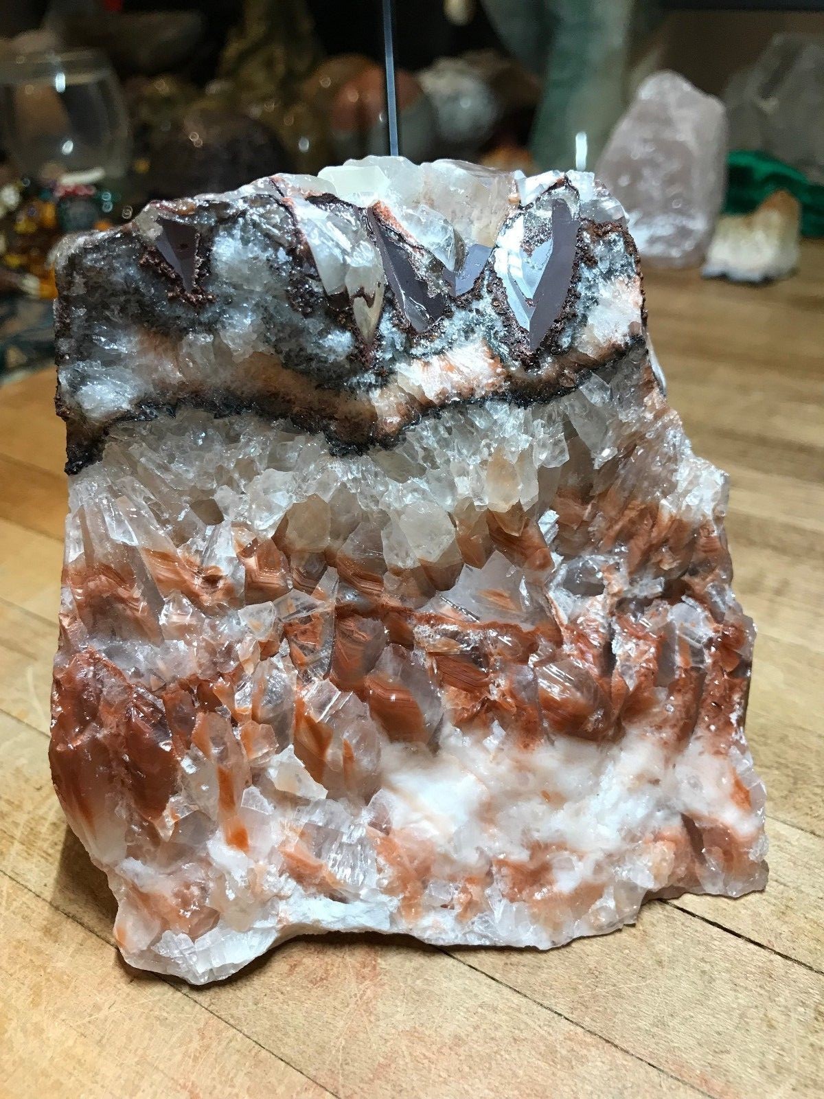 Multicolored Calcite Crystal Mineral Gemstone Medium Natural Rock Specimen 555