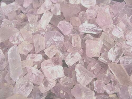 Kunzite mine rough natural Afghanistan lite pink clear 1/2 ounce lots 10+ pcs