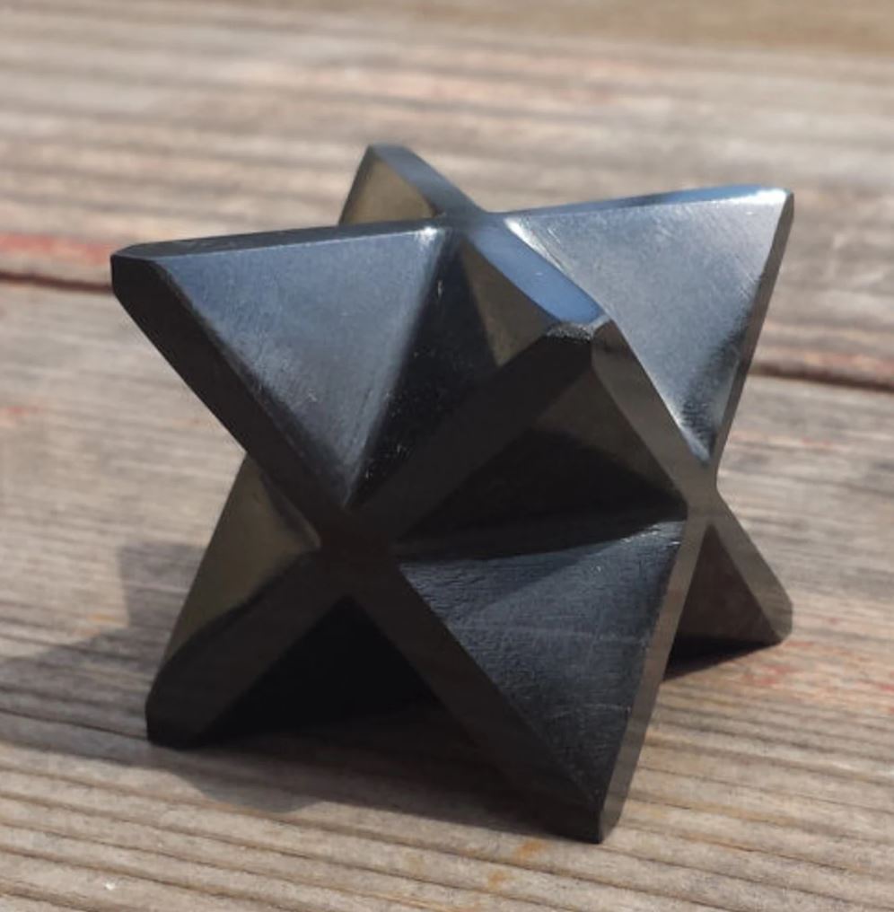 LARGE (50mm) ONYX GEMSTONE MERKABA STAR (ONE) – BUY IT NOW