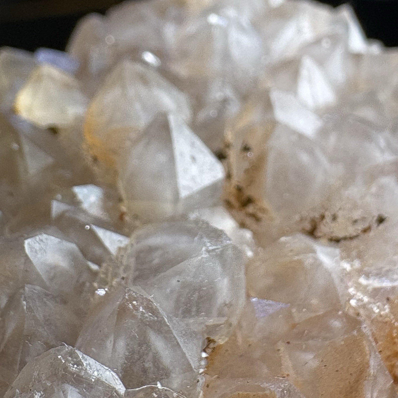 Natural Crystal Quartz Cluster w/ White Pyramid Inclusion Raw Mineral Healing