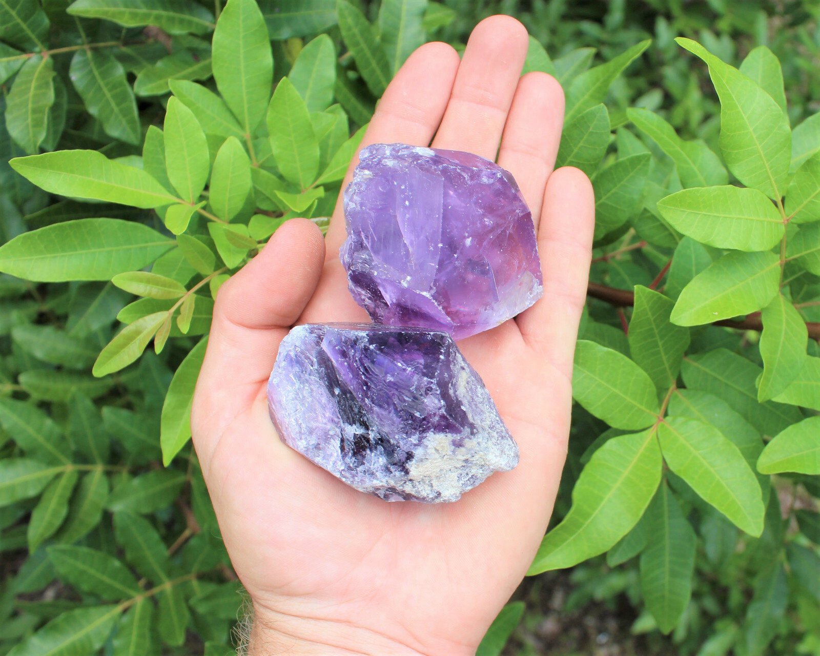 LARGE Rough Amethyst Natural Rough Chunk, 2″ – 3″ (Raw Amethyst, JUMBO)