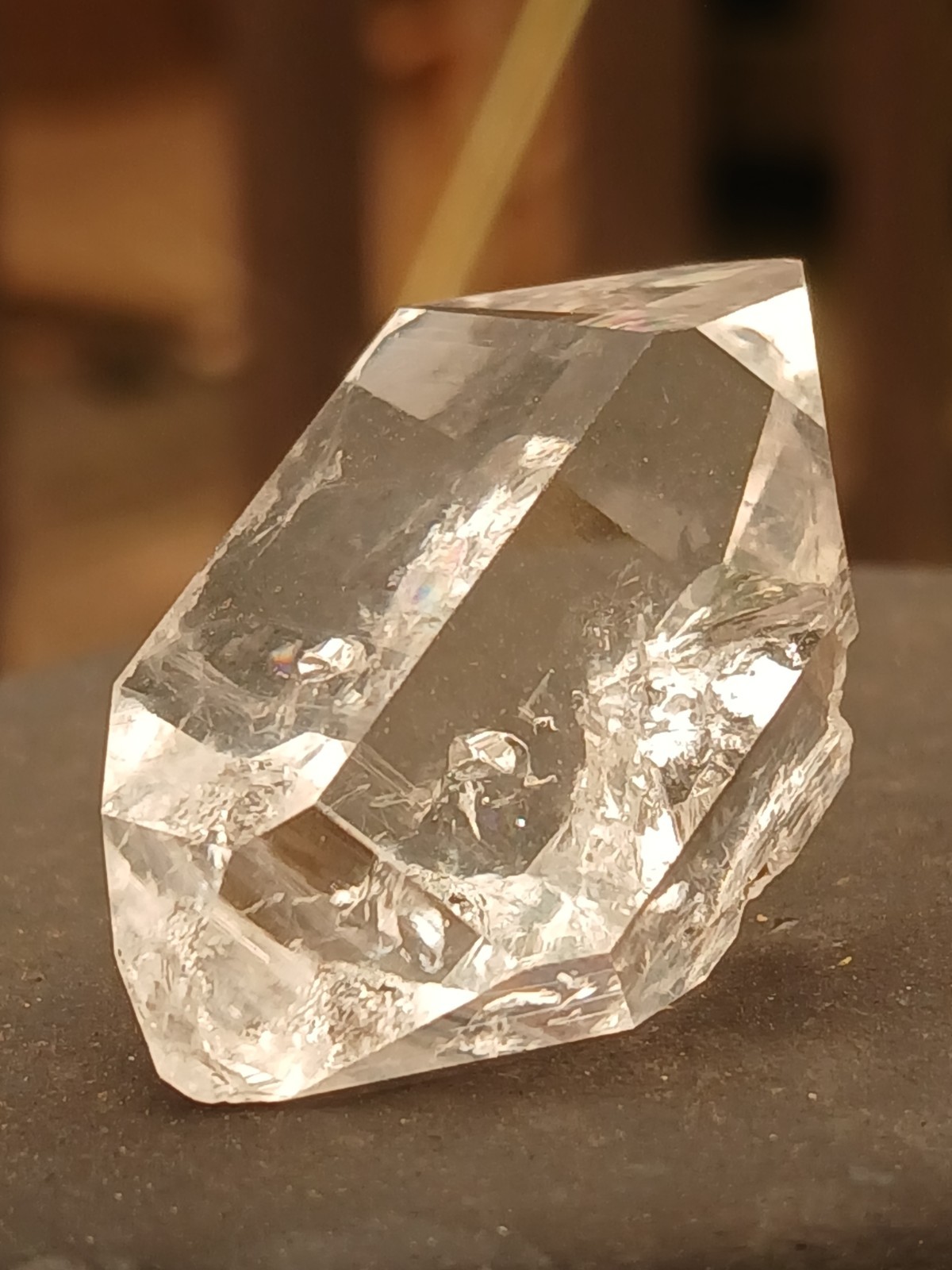 Genuine 11g Herkimer 💎 Miner Direct NY ❤️ Great Clarity With 🌈s