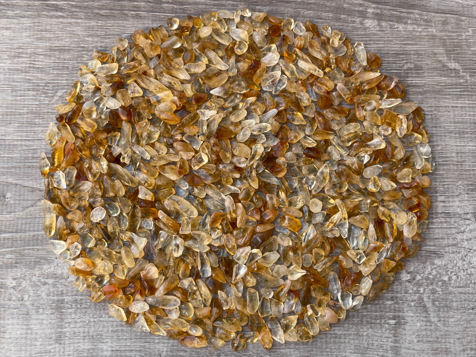 Grade A+++Citrine Semi Tumbled Gemstone Large Chips 5 – 16 mm,Wholesale Bulk Lot