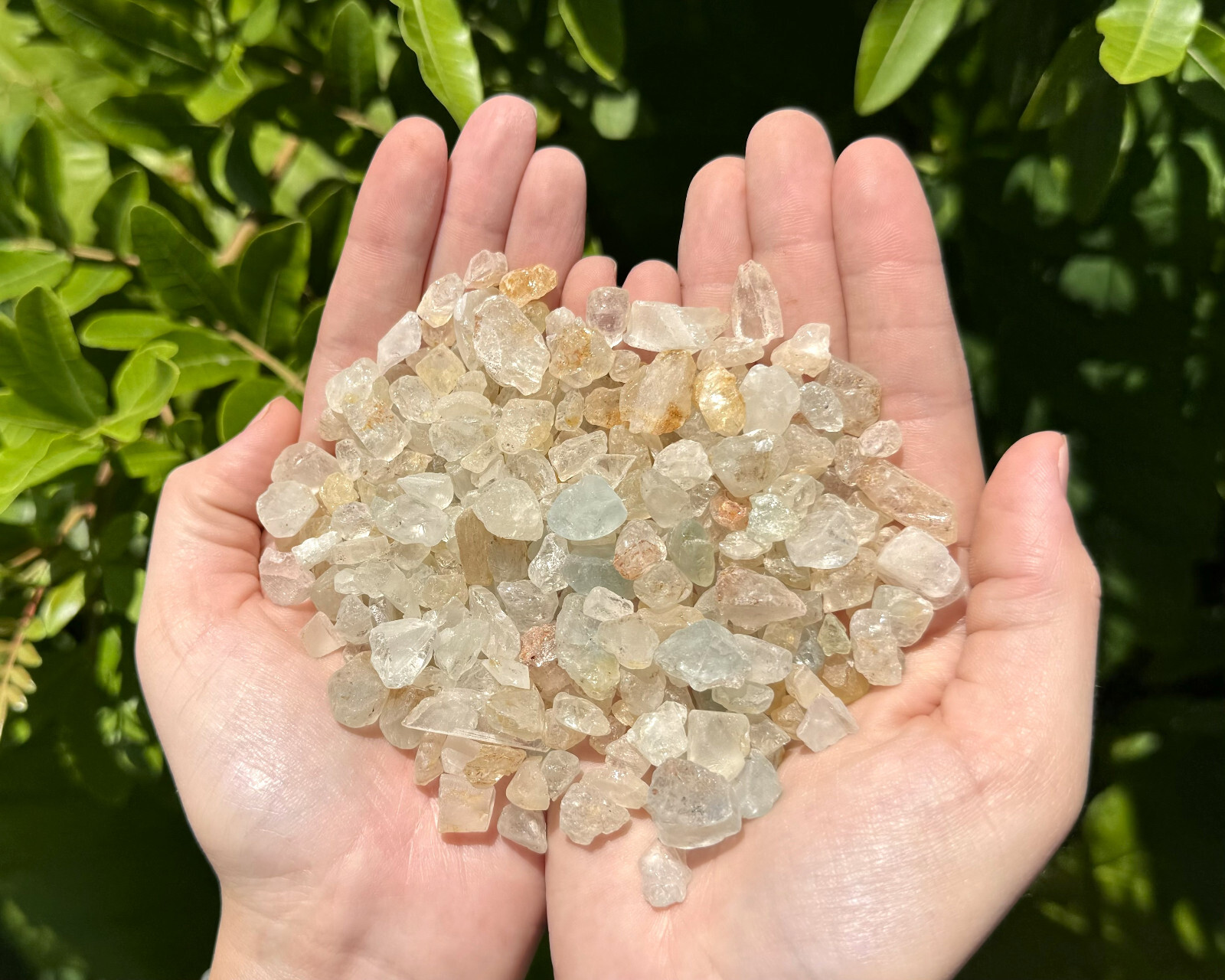 1 lb Bulk Lot Natural Rough Topaz Crystals (Raw Yellow Healing Gemstones 16 oz)
