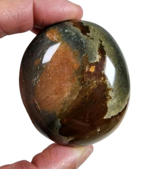 Polychrome Jasper Polished Pebble Madagascar 130.4 grams