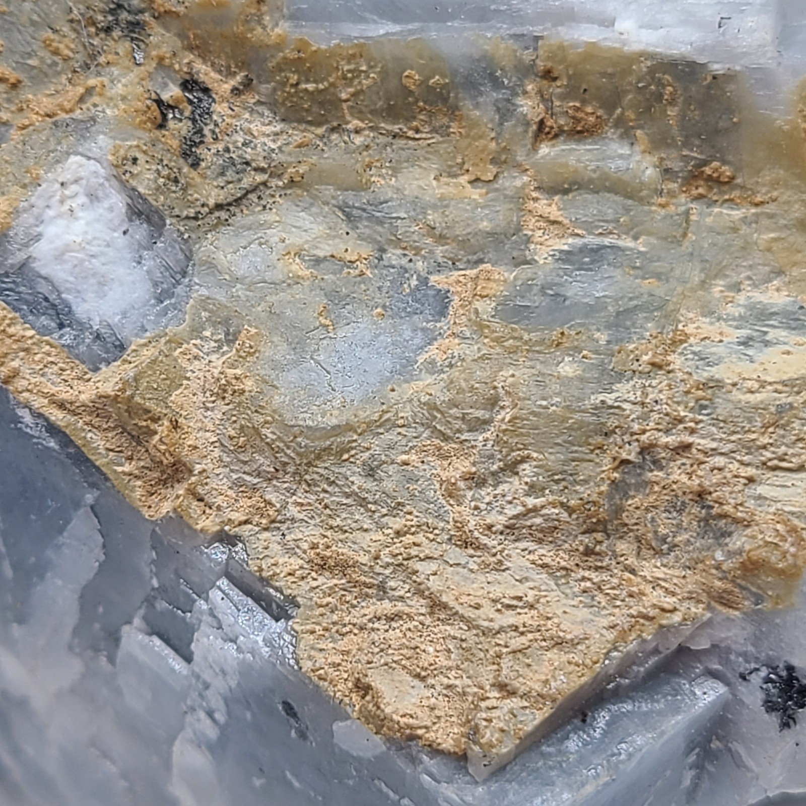 Natural Sky Blue Calcite Specimen From Namibia