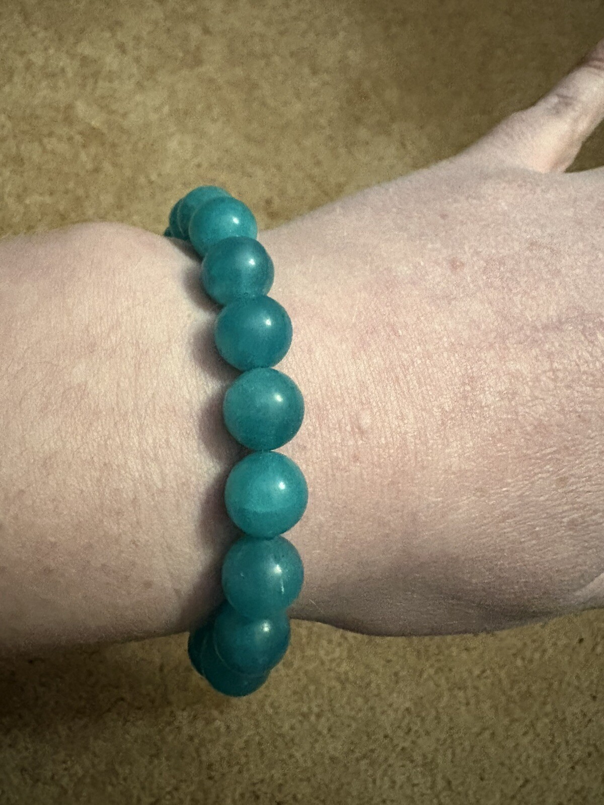 Amazonite from Russia Genuine Bracelet ~ 7 Inches ~ 10mm Round Beads