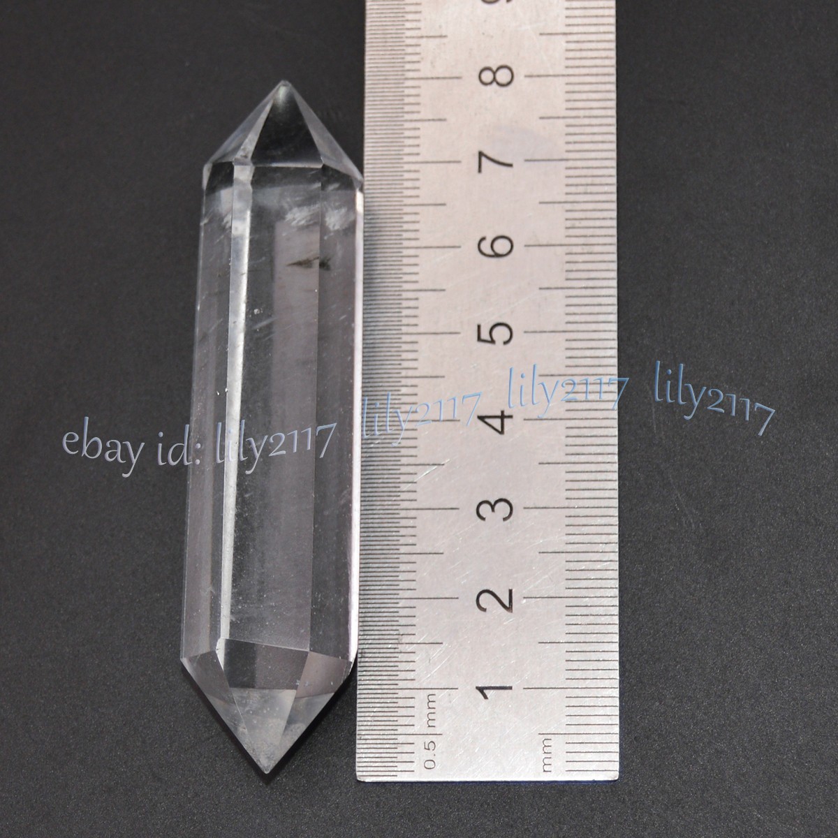 Genuine Natural 70-80mm Real natural clear quartz crystal wand point healing