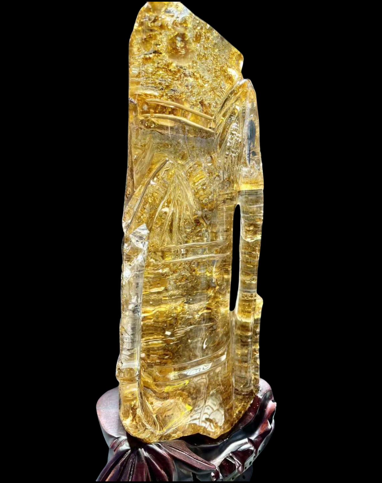10.5LB Top Natural Fire Quartz bamboo Crystal Cluster Mineral Specimen Reiki