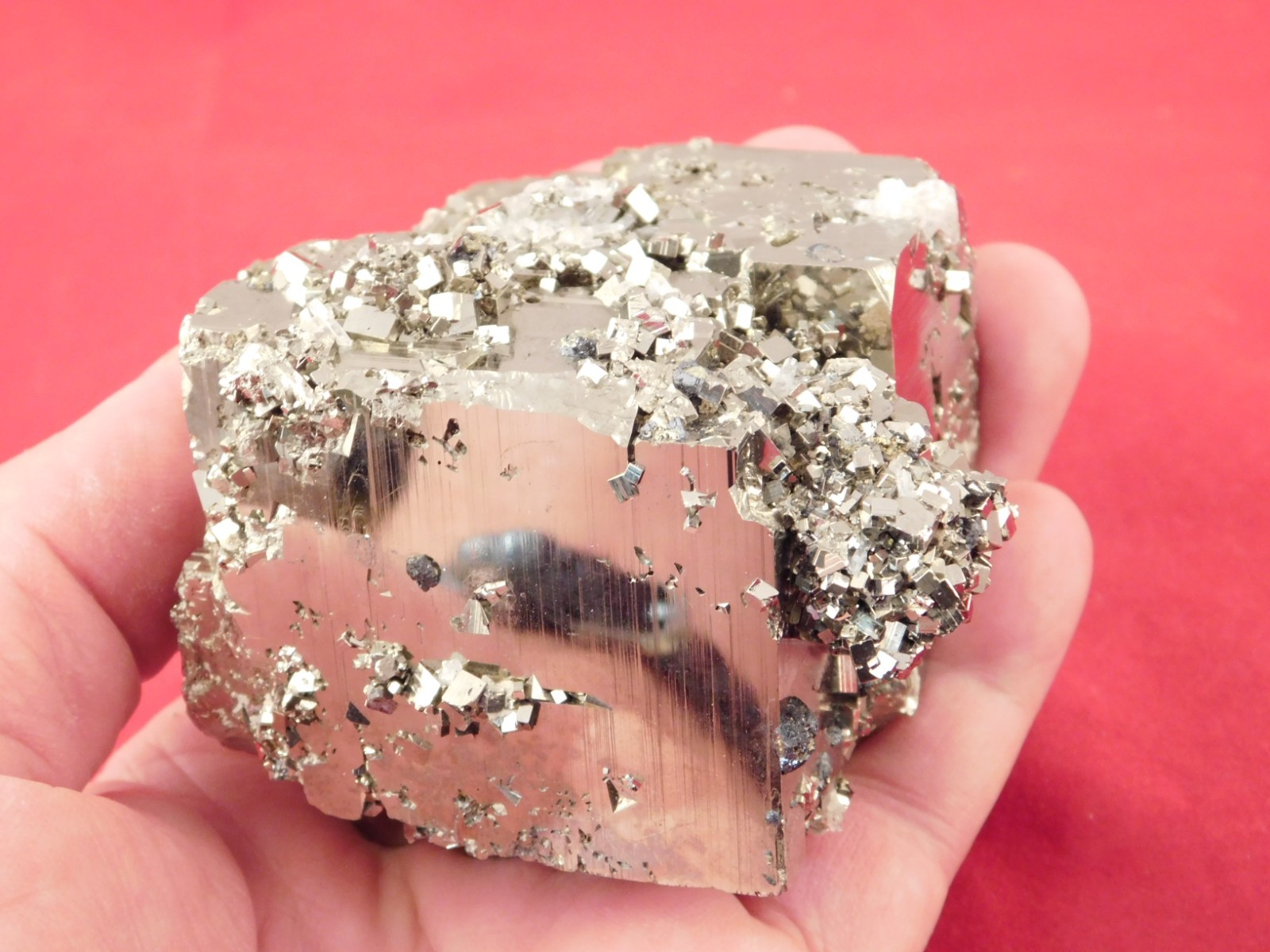 wOw BIG! AAA Pyrite CUBE Cluster 100% Natural Peru 825gr