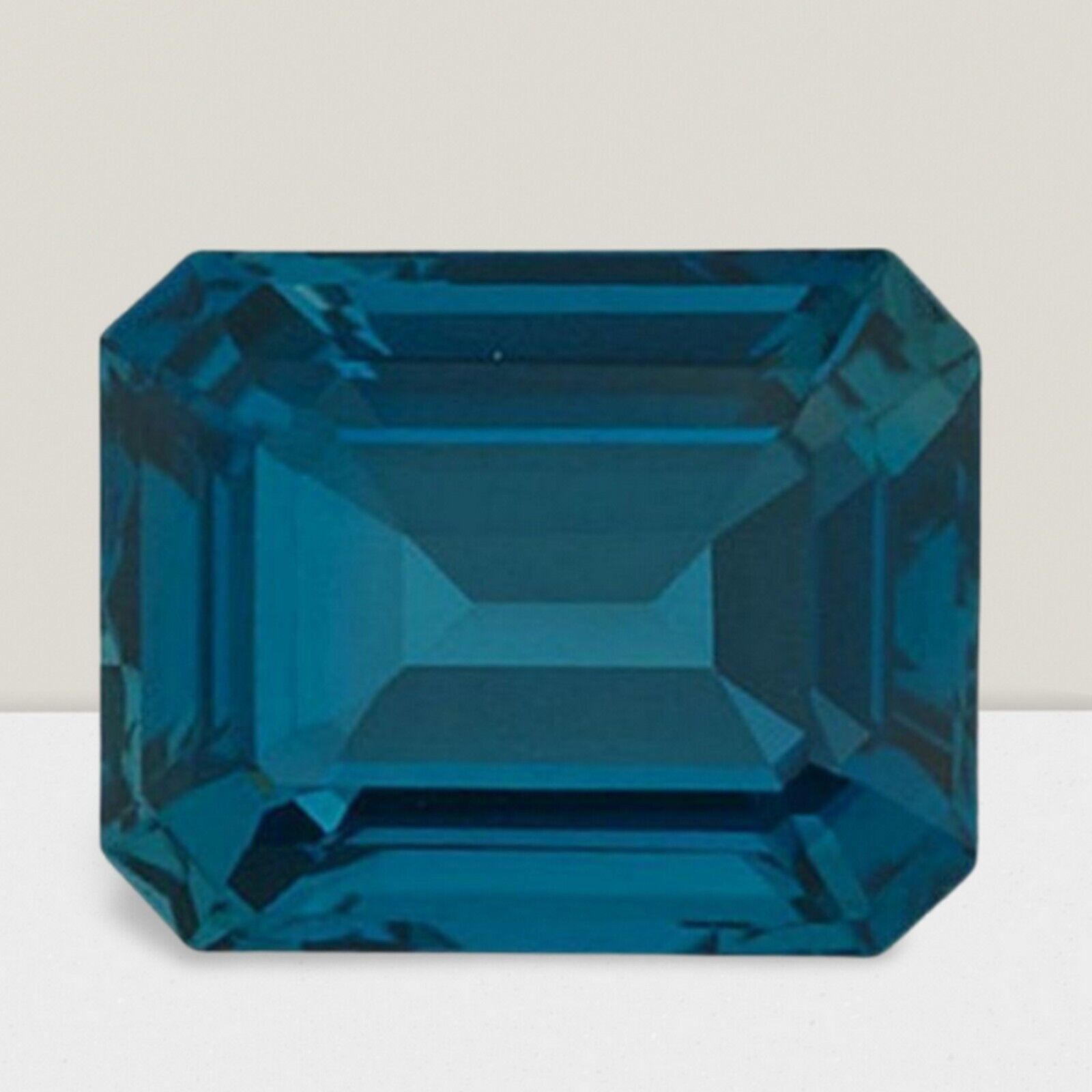 London Blue Topaz Octagon Cut Gemstone 5 Cts – 12×10 mm AAA+ Loose Gem