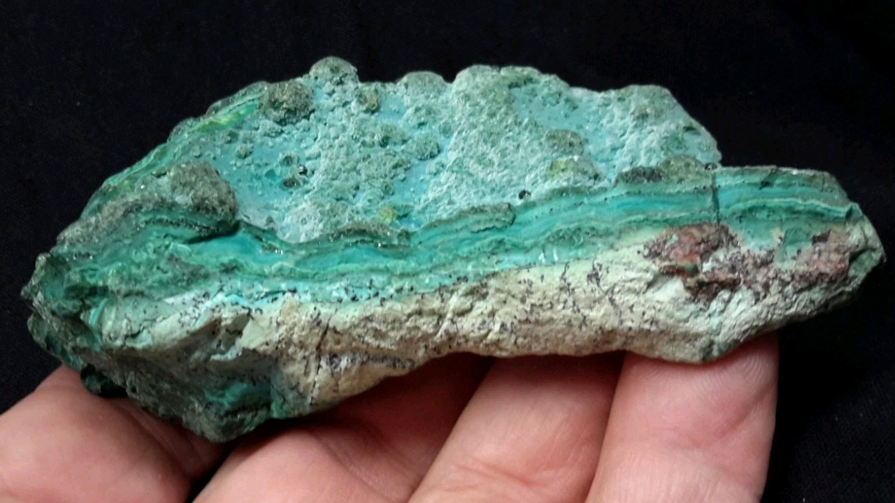 3.5″ MALACHITE from Katanga, Democratic Republic of the Congo