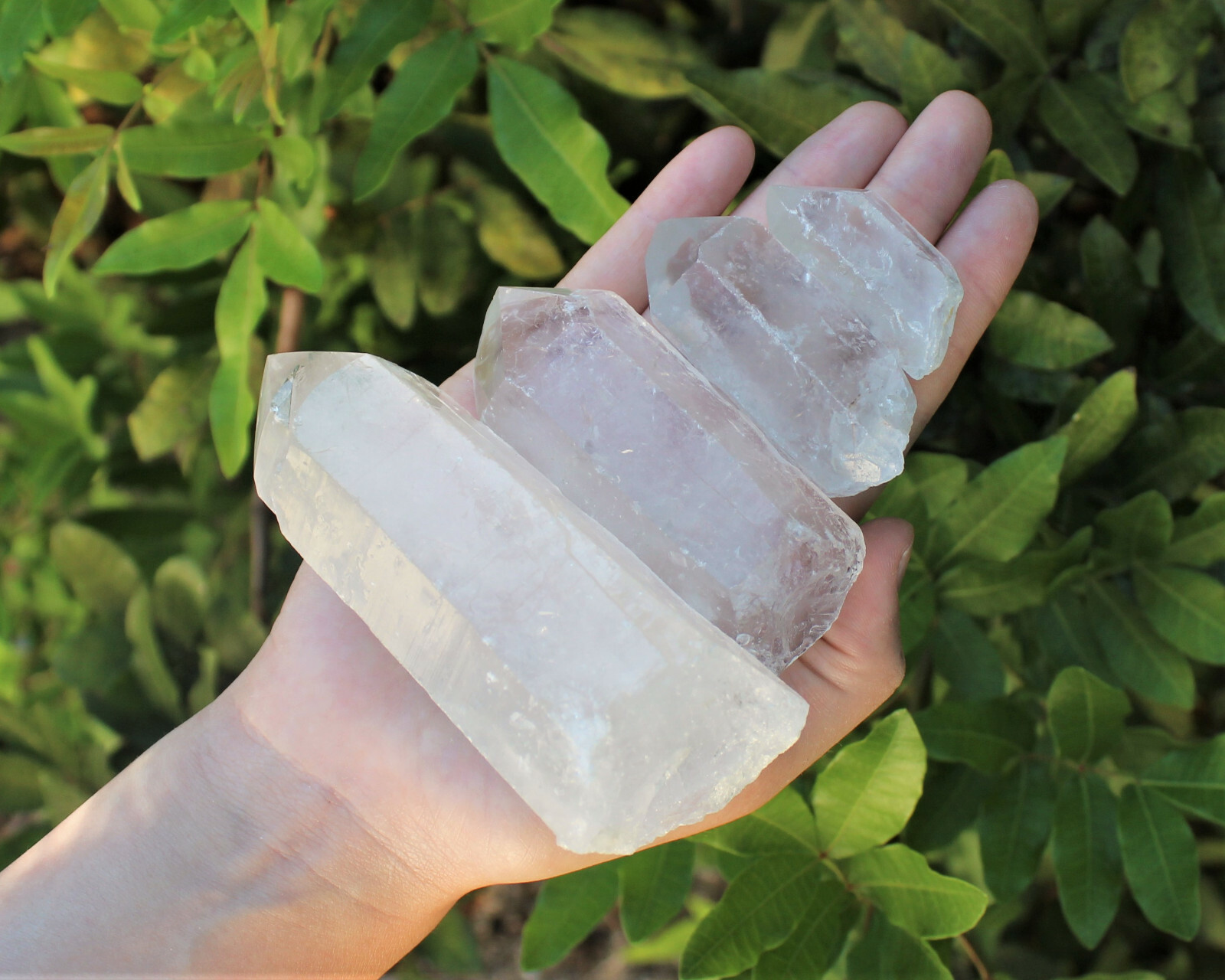 LARGE Clear Quartz Crystal Points, Choose Size 1-7″ A Grade Natural Quartz Point