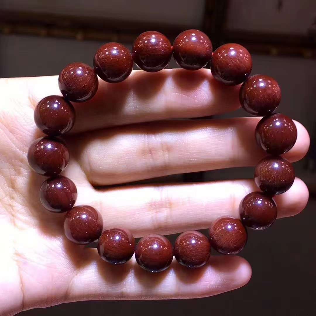 Natural Brazilian Red Rutilated Quartz Bracelet – Mother’s Day Gift