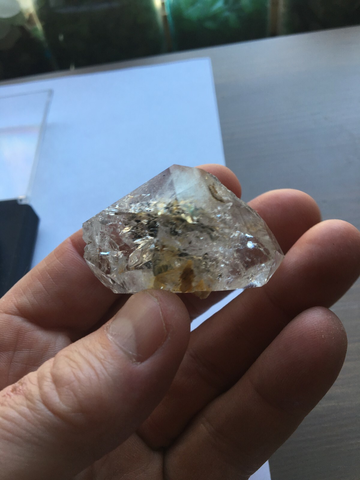 Herkimer NY diamond GIANT 280+ct,2 Ounce (50mm X 35mm) Collectors grade! A