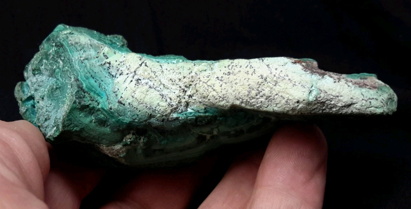 3.5″ MALACHITE from Katanga, Democratic Republic of the Congo