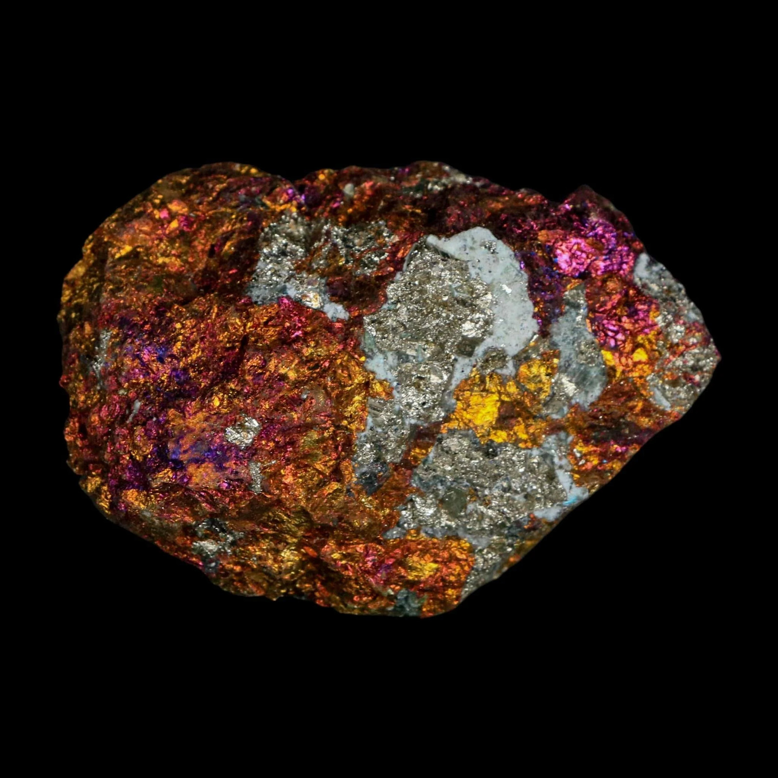 2.8″ Chalcopyrite Bornite Brilliant Multicolored Peacock Ore Chihuahua Mexico