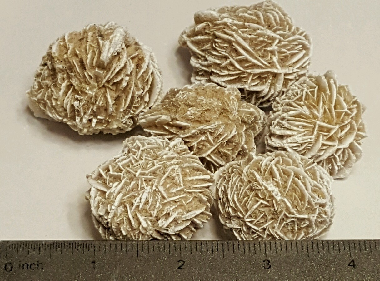 50g Small Desert Rose Sand Selenite Gypsum Rose Gemstone Crystals Rock Baryte