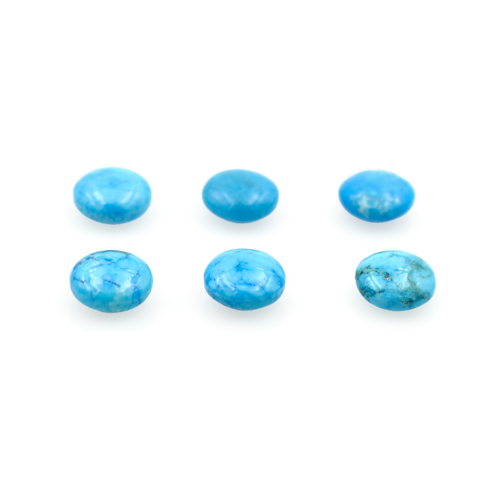 Natural Turquoise Trillion Shape Plain Smooth Loose Gemstone For Jewelry Making