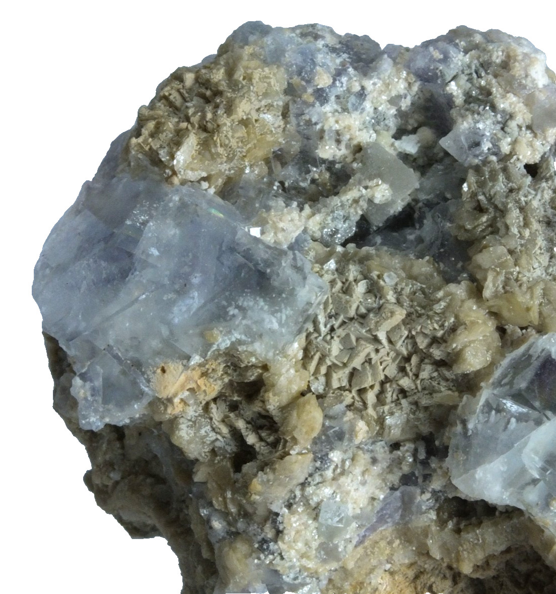 Fluorite Crystals Mt Cleveland Mine, Luina. Tasmania. Australia (EA11446)
