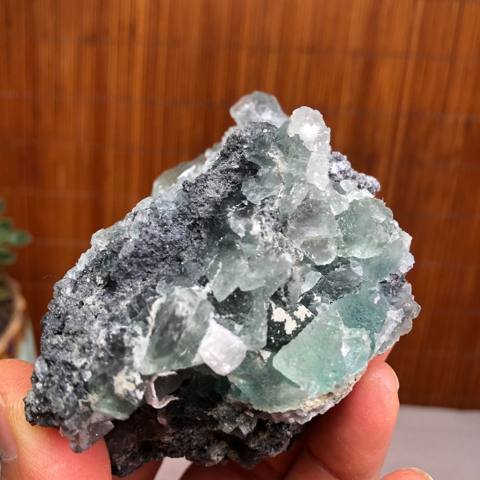 75-55-50mm Rare Natural Green Calcite fluorite Mineral Specimen 265g A6119