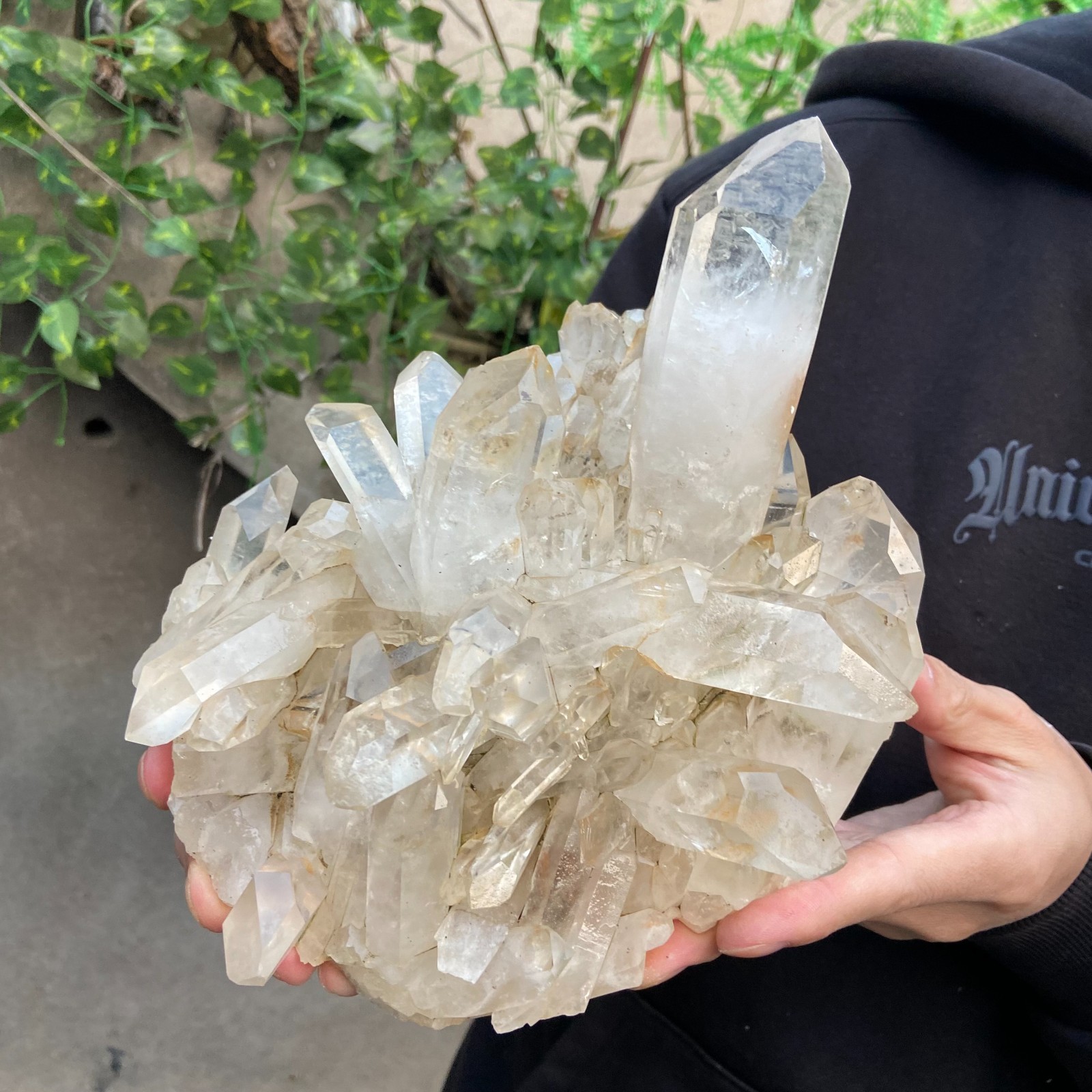 5.2LB Natural Clear White Crystal Quartz Cluster Rough Healing Specimen