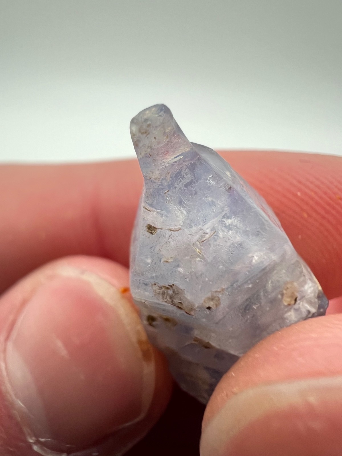 Gem Blue Double Terminated Sapphire Crystal, Mineral Specimen from Sri Lanka