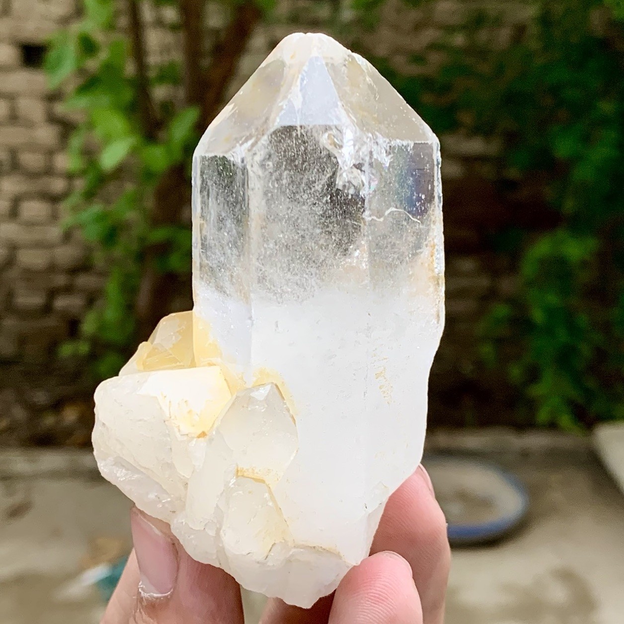 Semi Transparent Natural Terminated Quartz Crystal For Collection – 220 Gram