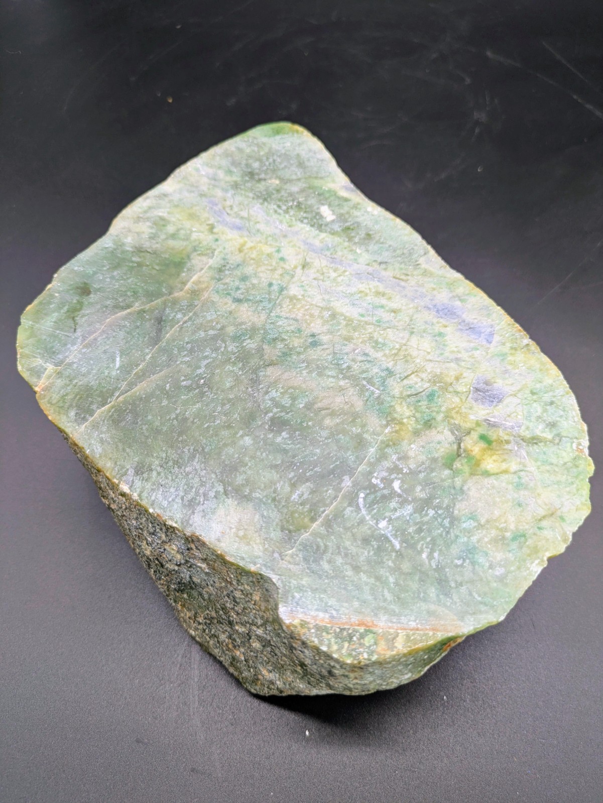 Gorgeous Raw Apple Green Nephrite Jade (7lbs 1oz)