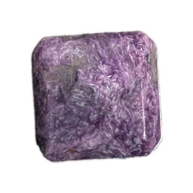Natural Russian Charoite Crystal Cube Polished Mineral Display 67 Grams