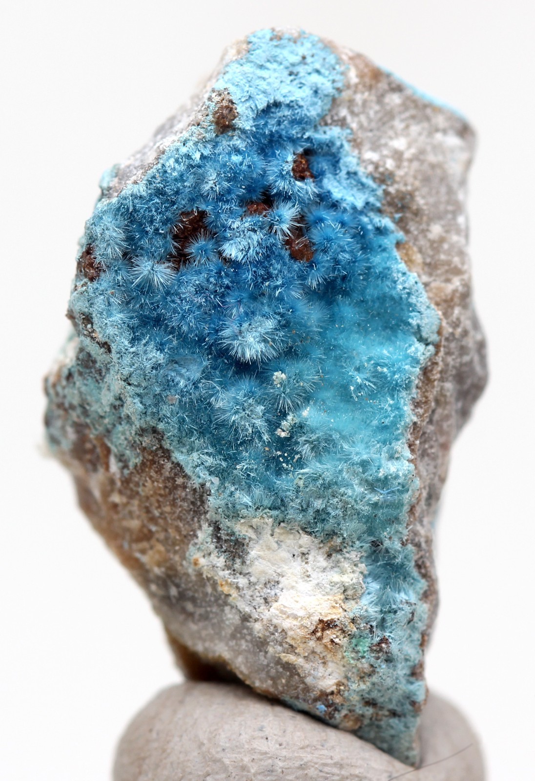 CYANOTRICHITE Crystal Spray Cluster Mineral Specimen GUIZHOU CHINA