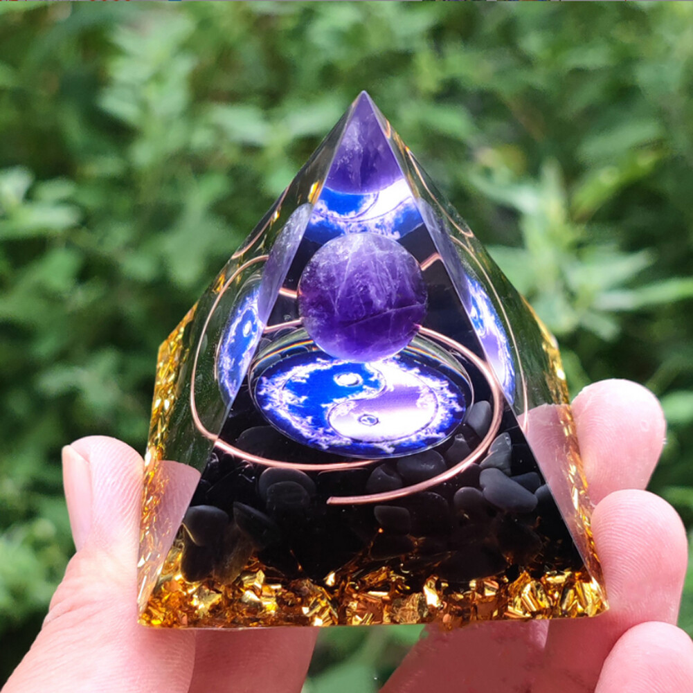 Orgone Pyramid Energy Generator Emf Protection Healing meditation Orgonite USA