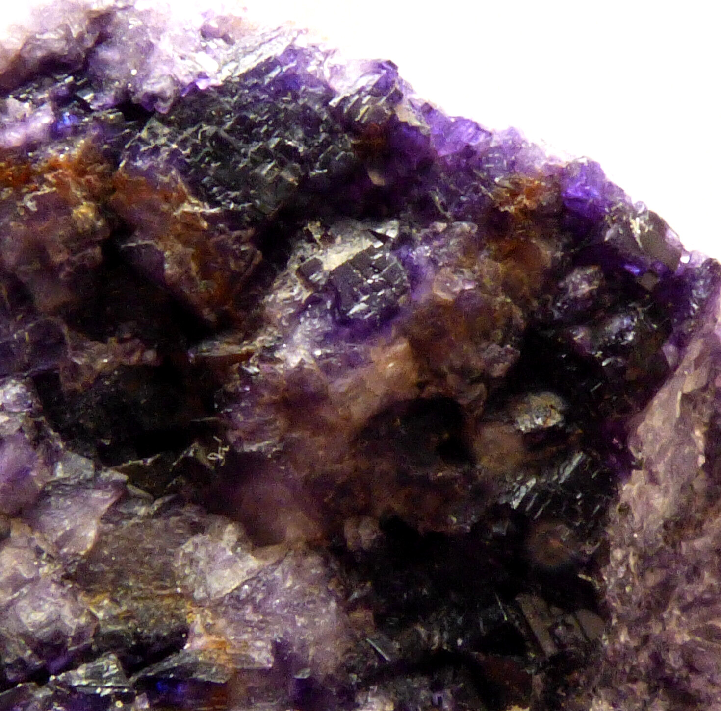 Blue John Fluorite Crystal Display Specimen Derbyshire UK 43mm 85g Unpolished