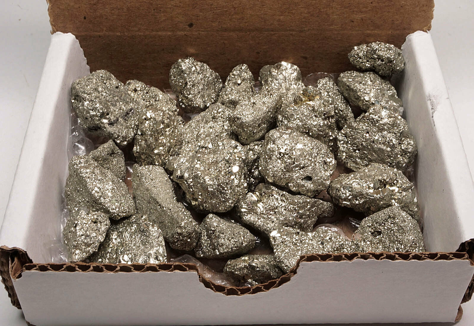 Iron Pyrite Collection Natural Chispa Crystals Fools Gold