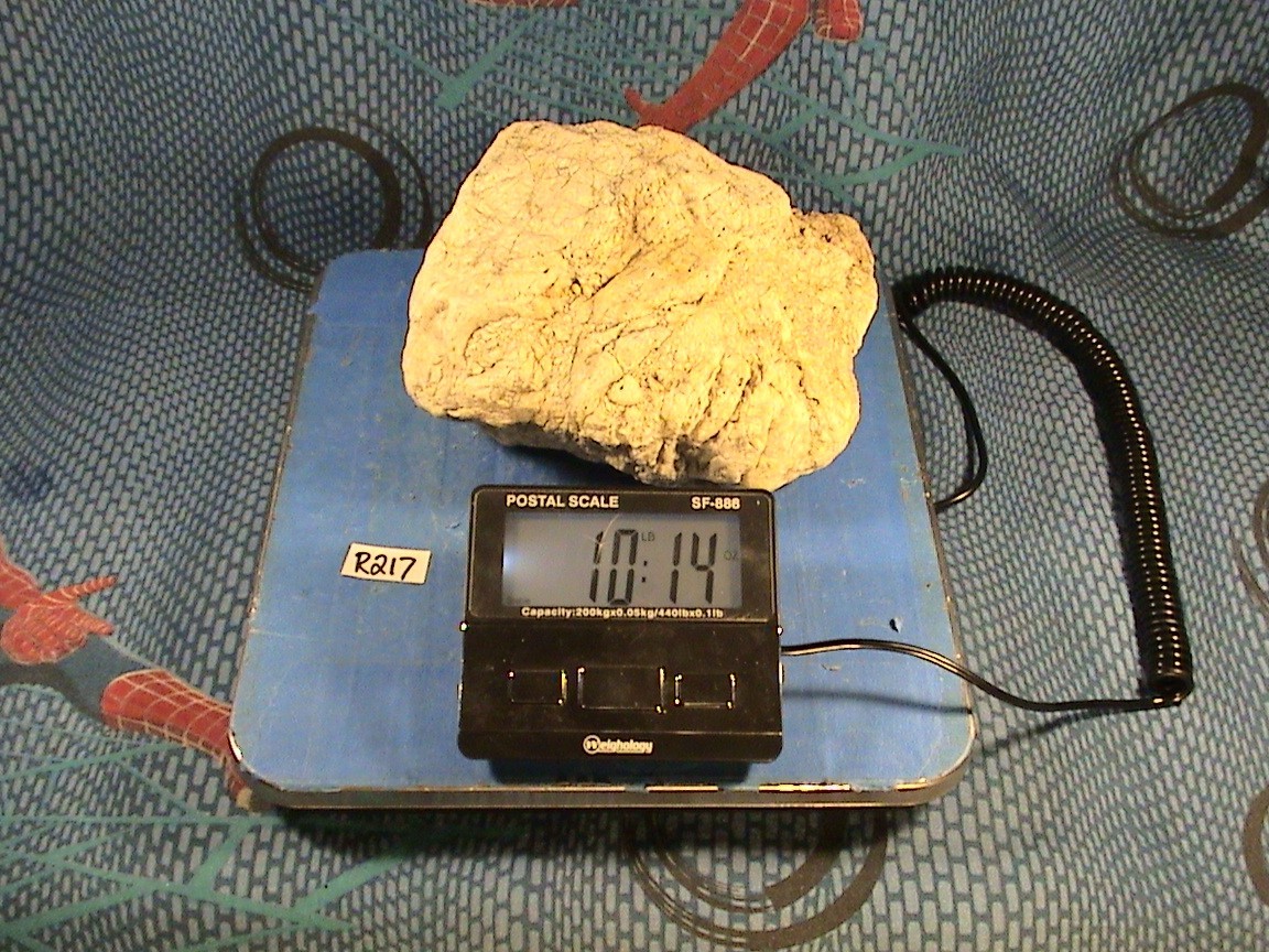 White Chalcedony Jasper Agate, Solid Natural Lapidary Rock, 10 LBS, 14 OZ, #R217