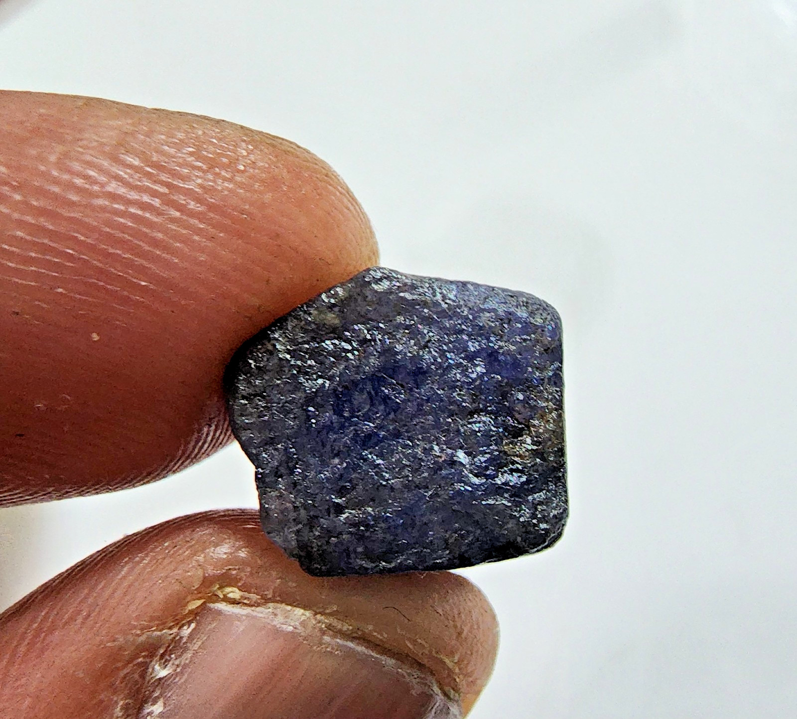 30.85ct Natural Tanzanite Raw Rough Cut Crystal Blue Violet Gemstone Piece