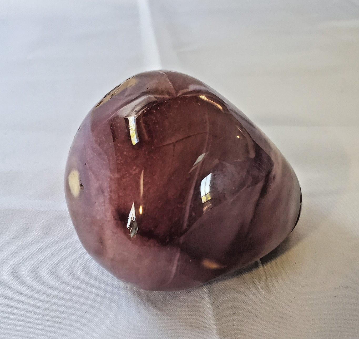 Natural Mookaite Rounded Jasper Palm Stone Australian Semi Precious Healing