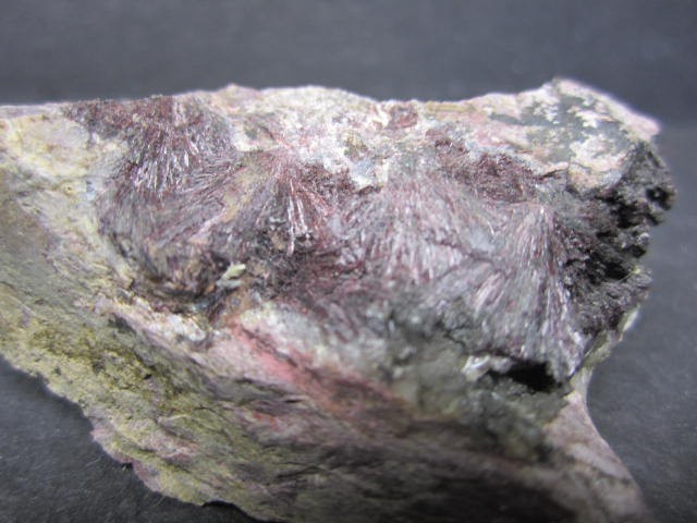 Piemontite in Rhyolite, Culp Hill, Adams County, PA #9