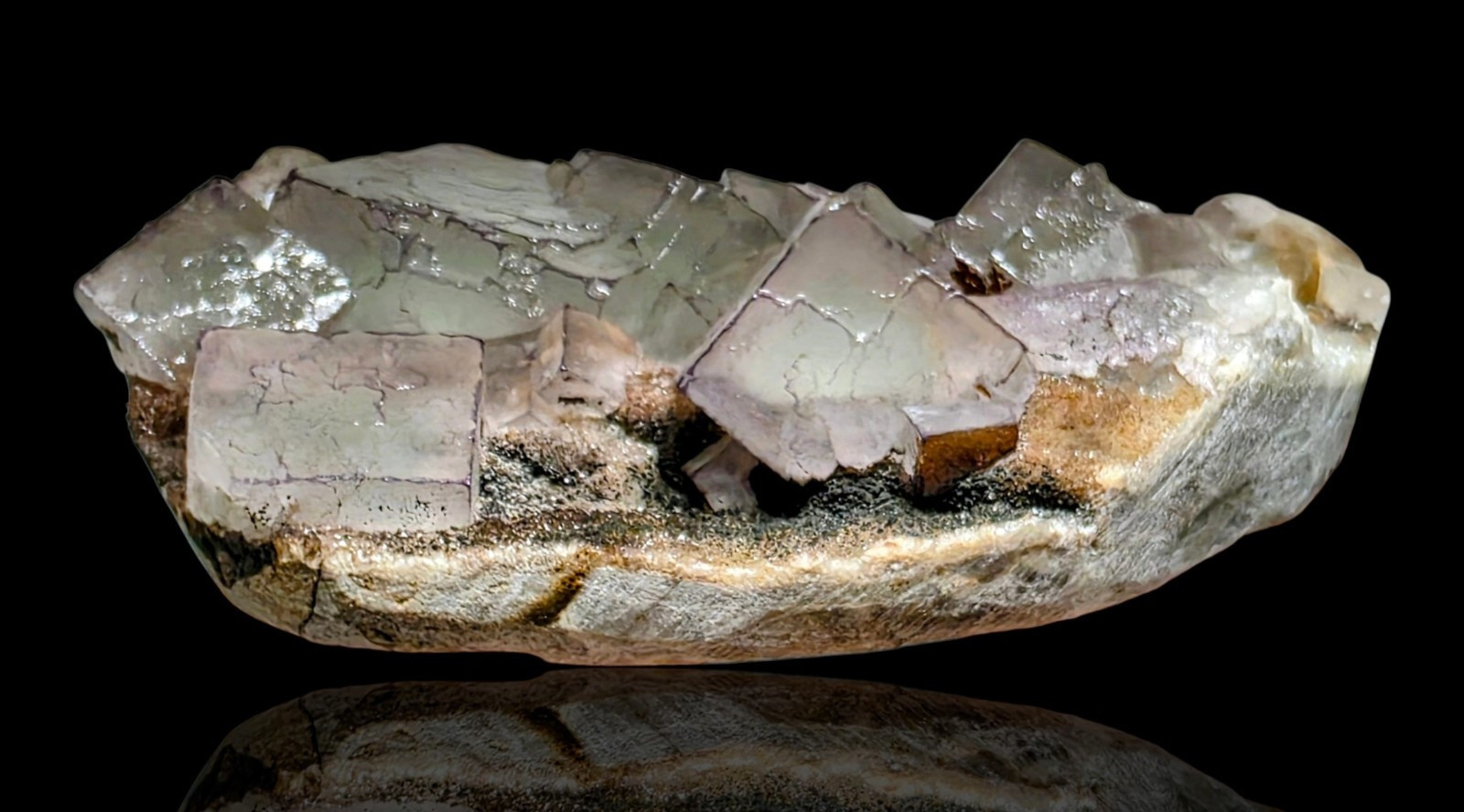 6.2″ Mint Fluorite Plate – Qinglong Mine, China – Large Cabinet Specimen (940g)