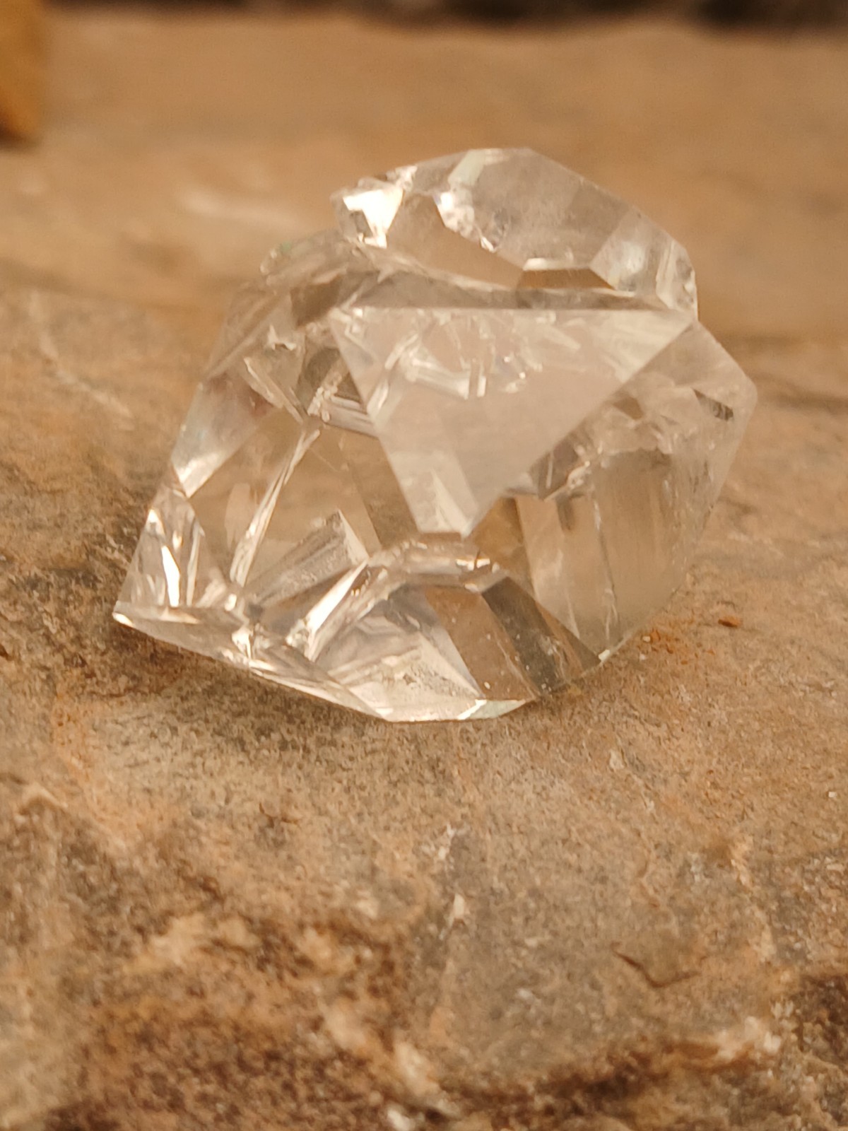 😍 Genuine DT 🌈 Herkimer 💎 6 Crystal Cluster Self Collected In NY ❤️