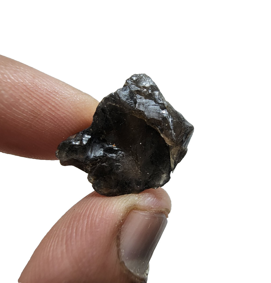 4 Pcs Top Quality Smoky Quartz Rough Gemstone Crystal Smoky Quartz Size 19-23 MM