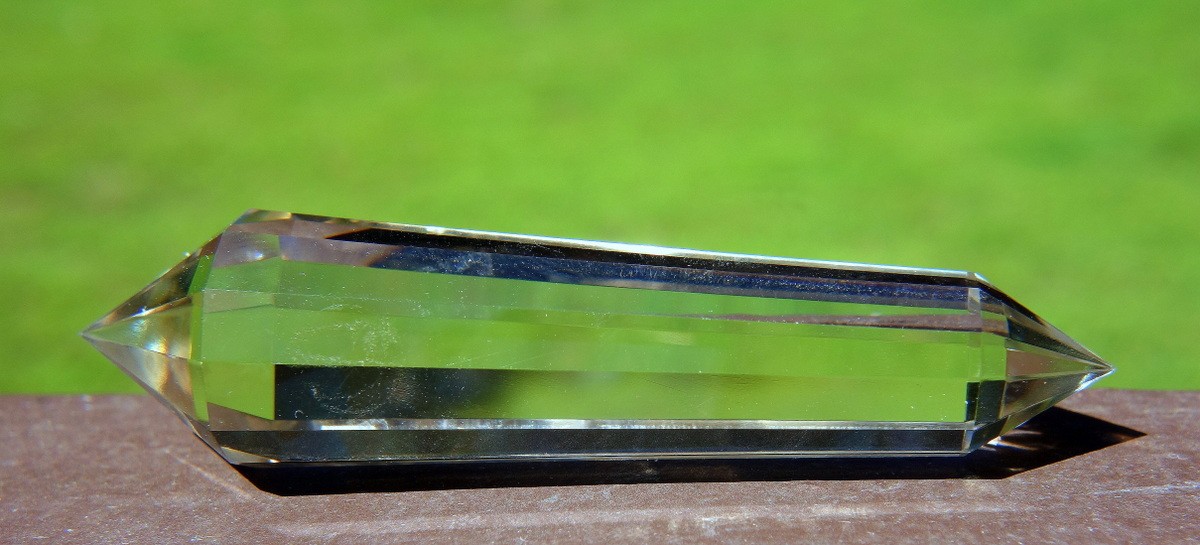 Himalayan Quartz 12-Sided Double Terminated Wand with Water Clarity